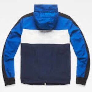 G-Star Windbreaker Jacket Setscale Stripe Hood Full Zip